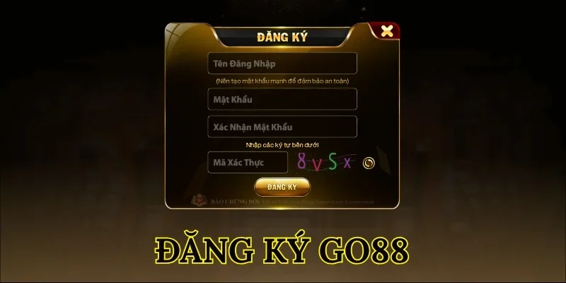 Chú ý khi tiến hành đăng ký Go88