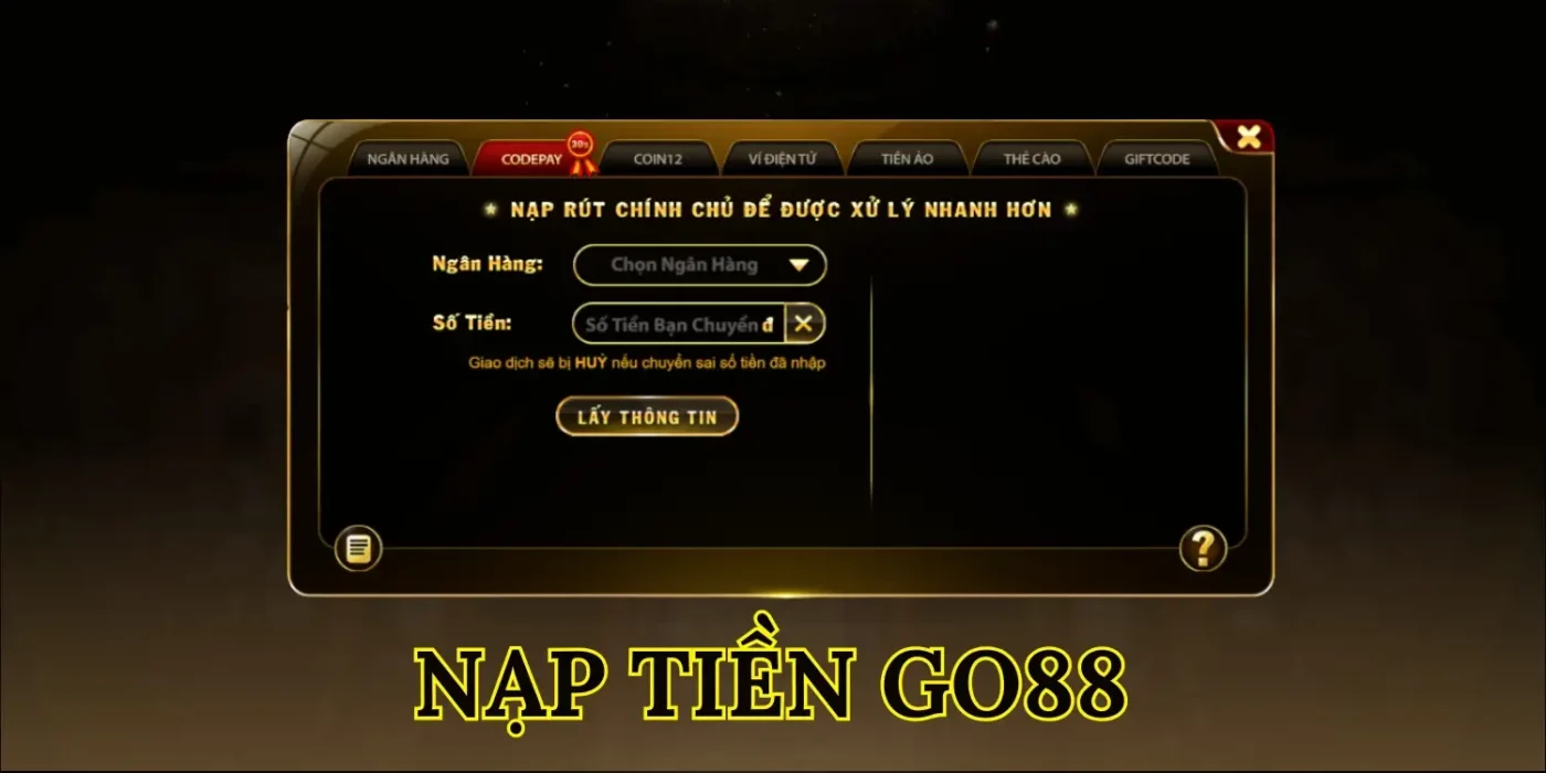 nạp tiền go88
