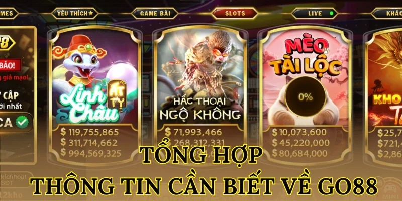 tổng hợp thông tin về go88